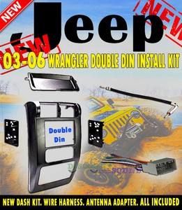 RADIO-STEREO-MOUNTING-INSTALLATION-DASH-KIT-DOUBLE-DIN-METRA-95-6541-JEEP-WRANG