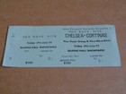 Chelsea/Cortinas 1977 complete Concert Ticket