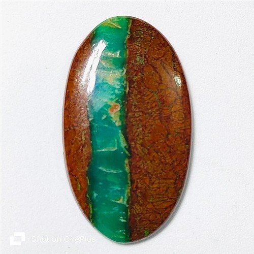 Piedra preciosa crisoprasa suelta cabujón bio crisoprasa para joyería 43 quilates ME-10369 - Imagen 1 de 7