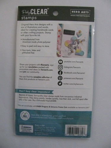 Hero Arts Poly Clear Stamp Set YOU CHOOSE NIP - Bild 5 von 21