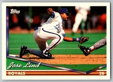 1994 TOPPS JOSE LIND KANSAS CITY ROYALS #332