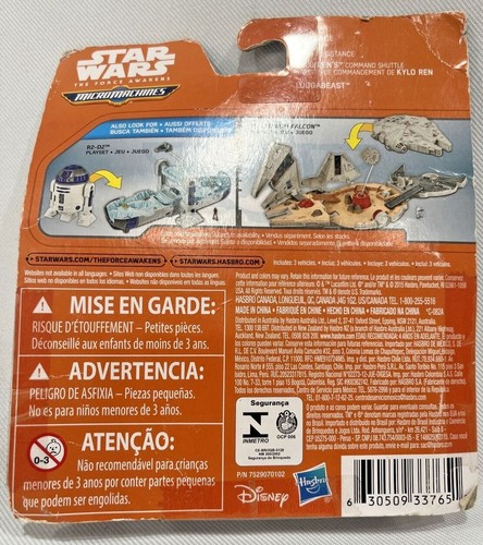 Star Wars Micro Machines DESERT INVASION SET Kylo Ren Shuttle X-Wing TFA 2015 - Picture 2 of 2