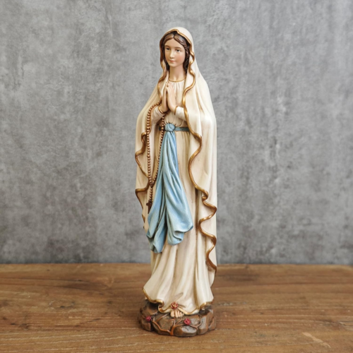 Catholic Our Lady of Lourdes Statue, Blessed Virgin Mary Mother Figure, Insp - Picture 4 of 12