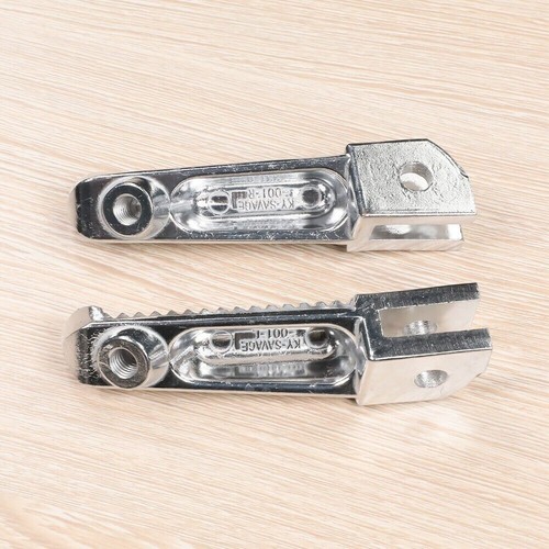 Para Yamaha YZF R1 R3 R6 FZ07 FZ09 FZ6 Cromo Clavija Delantera Reposapiés Pedal - Imagen 8 de 12