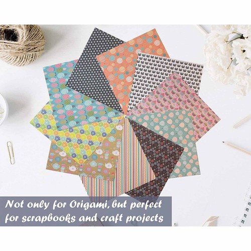 Origami Papier Set 120 Blatt 40 Muster 15 x 15 cm Origamipapier Faltpapier - Picture 6 of 9