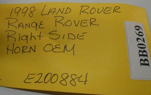 Land Rover/Range Rover 1998 bocina lateral derecha fabricante de equipos originales E200884 BB0269 - Imagen 4 de 4