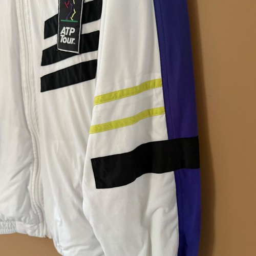 Vintage ATP TOUR Adidas Jacket Tennis Mens Size XL Made in France Doublure - Picture 8 of 12