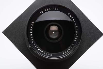 [シュナイダー] Schneider Super-angulon 5.6/90 Schneider Super Angulon 90mm f5.6 lens w/Sinar blades and