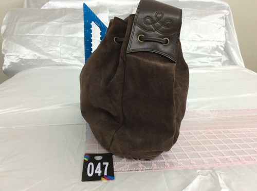 KENNETH COLE Medium Brown Leather Shoulder Hobo Tote Satchel Purse Bag - Bild 5 von 6