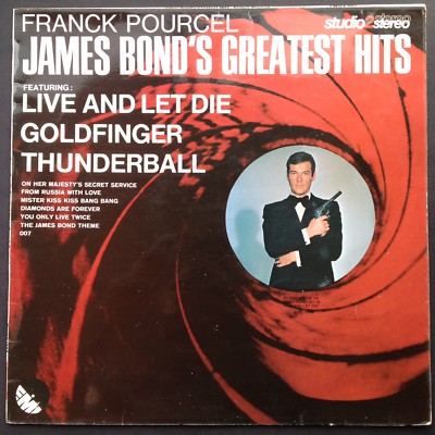JAMES BOND'S GREATEST HITS LP Frank Pourcel Studio 2 Goldfinger Live And Let Die