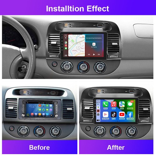 Car Carplay Radio Fit For Toyota Camry 2000-2006 Android 13.0 GPS WIFI FM Stereo - Picture 9 of 16