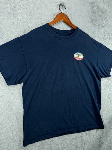HOTEL DEL CORONADA CALIFORNIA T-Shirt Navy Blau Crew Größe XL Surf Grafik SS - Bild 9 von 9