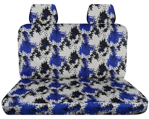 Fits Nissan Hardbody Pickup 1990-1997 Car seat covers Front bench W/ 2 Headrests - Picture 11 of 12