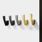 Gold Luxury Wall Hooks Single Clothes Hook Bedroom Living Parlor Coat Robe Hook