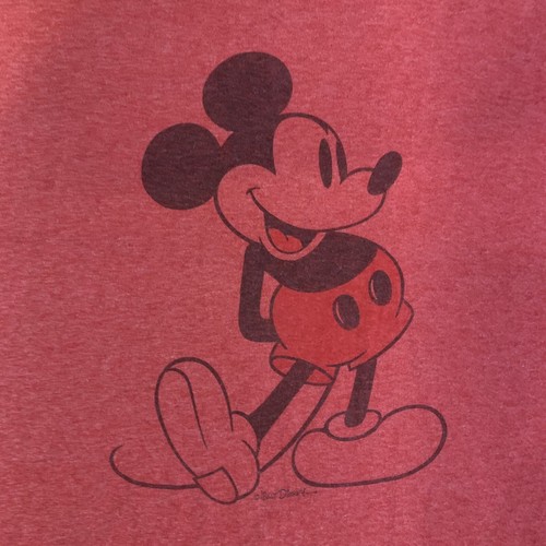 Vintage The Disney Store classic Mickey Mouse ringer shirt XXL red - Picture 3 of 6