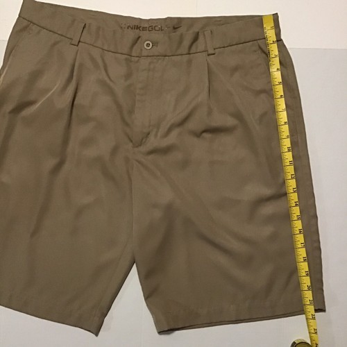 Nike Golf Men’s Shorts size 38 Khaki Two Side Pockets - Picture 4 of 12