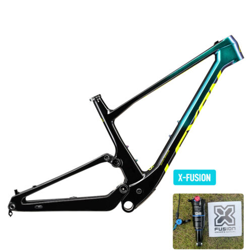 Amortiguador de cuadro de bicicleta Trail Trunnion cuadro MTB Suspenion Boost integrado de carbono de 29" - Imagen 4 de 26