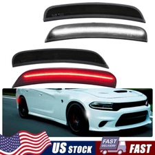 LED Side Bumper Marker Lights For 2015-22 Dodge Charger R T Scat Pack SXT GT SRT