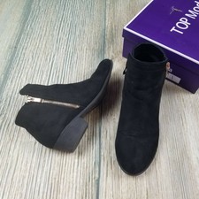 top moda black booties