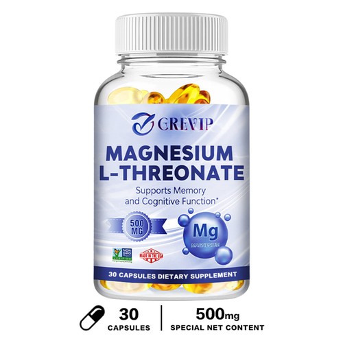 L-treonato de magnesio 500 mg - Nootropic Brain Booster, memoria, F cognitiva - Imagen 9 de 11