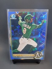PEDRO PINEDA 2022 Bowman Chrome 🔵 Sapphire Oakland Athletics