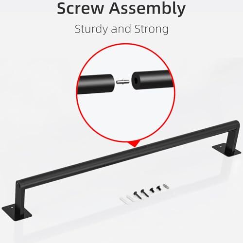 Bathroom Towel Bar 24 Inch Towel Racks for Bathroom Wall Mounted Heavy Duty H... - Picture 7 of 9