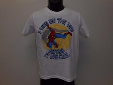 NEW SPIDERMAN YOUTH SIZE 10/12 M MEDIUM SHIRT MARVEL 70LT