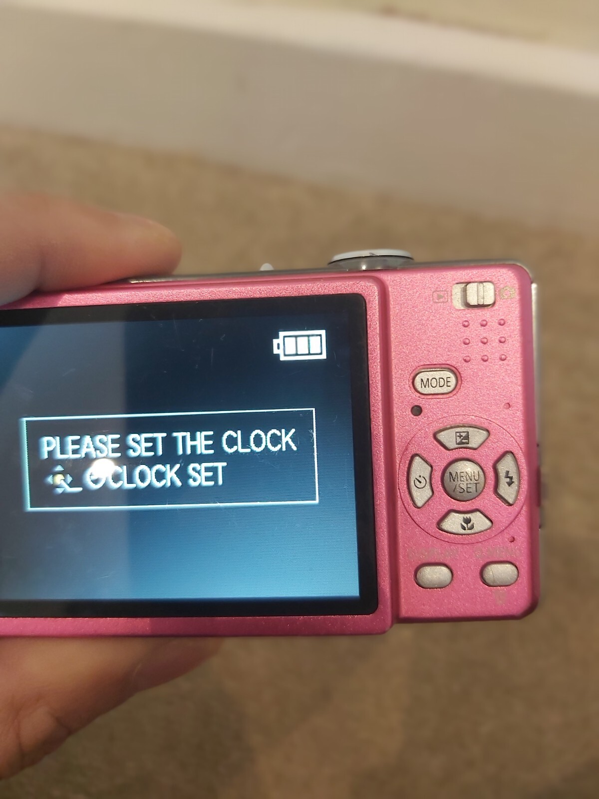 Panasonic Digital Camera Lumix DMCFS7 10.1MP Pink LENS COVER NOT