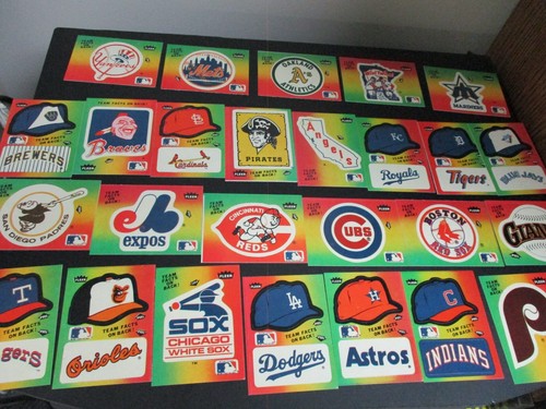 1983 Fleer Baseball Cards-Team Facts-Lot Of 26, Excellent condition - Picture 4 of 5