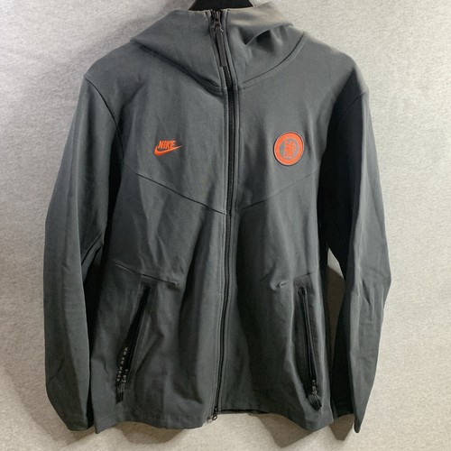 Nike Chelsea FC Felpa con Cappuccio Uomo Grigio Medio Pullover in Pile Felpa Tasche  - Foto 1 di 9