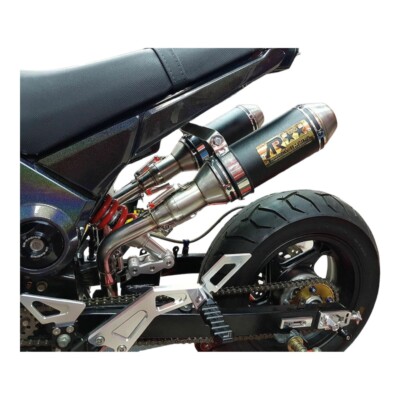 Dual Full High Komplett Auspuffanlage DB Killer für 2014-2020 Honda Grom125 Neu