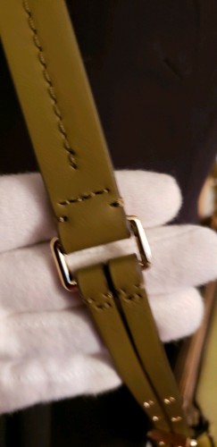  Michael Kors Camden Small Messenger Bag Adjustable Strap- Pistachio/Gold - Picture 7 of 12