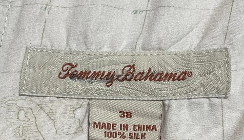Tommy Bahama Shorts Women's Size 38 Beige Silk Pleated Front High Rise Chino - Picture 5 of 9