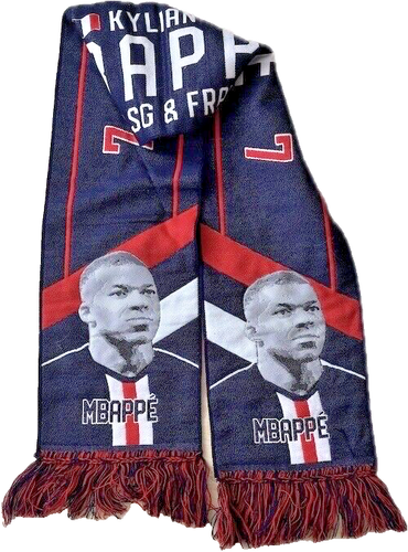 kylian Mbappe Player Scarf Fans Scarves R Madrid PSG Legend  - Picture 3 of 5