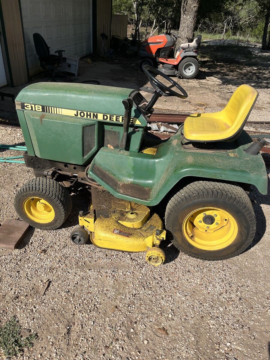 John Deere 318 garden tractor for sale