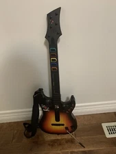 Guitar Hero Red Octane PS3 PS4 Works! Wireless Sunburst 95451.805 No Dongle.