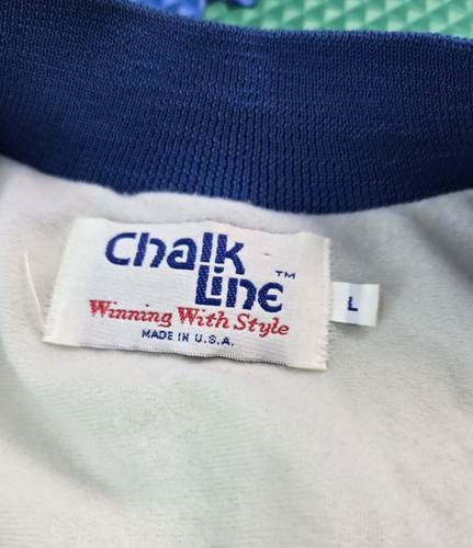 Chalk Line Vintage 1990 Super Bowl XXIV New Orleans Graphic Satin Jacket Mens L - Picture 8 of 9
