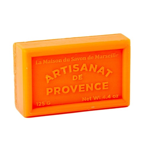 3 x 125g Bars - Orange Scented French Soap with Organic Shea Butter - Picture 3 of 3