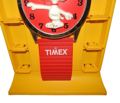 Reloj De Colección Snoopy & Friends Peanuts Timex Enchufe Tienda Soporte de Exhibición Advónica - Imagen 4 de 9