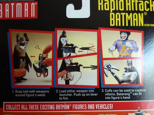 1994 KENNER BATMAN ANIMATED MOVIE MASK OF THE PHANTASM RAPID ATTACK BATMAN (NEW) - Picture 4 of 8