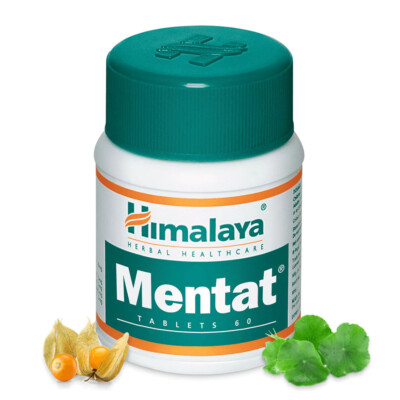 Herbals Mentat Ayurvedic Indian Pennywor Winter Cherry 60 Tabs Free Shipping
