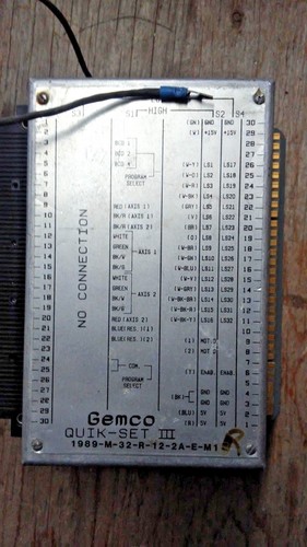 GEMCO QUICK-SET III 1989-M-32-R-12-2A-E-M1 PROGRAMMABLE LIMIT SWITCH - Picture 2 of 2