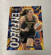 Caitlin Clark 2024 Panini Select WNBA En Fuego Rookie #14 Indiana Fever RC