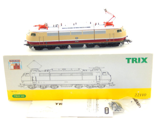 Trix H0 22110 (AC) E-Lok E03 004 der DB rot/beige TEE - ESU Loksound, HLA - mfx | Zustand: Gebraucht
