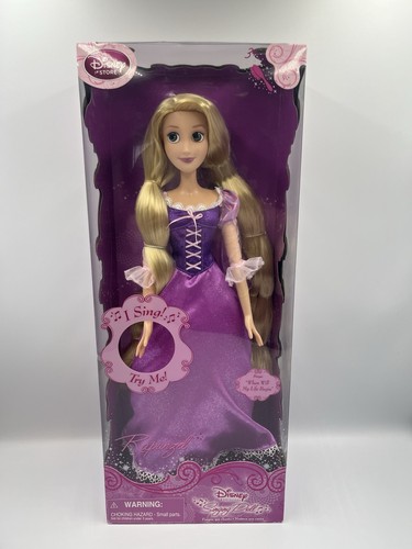 RARO RITROVAMENTO Disney Store Principessa aggrovigliata 2011 che canta Raperonzolo 17" bambola nuova con scatola vedi - Foto 7 di 24