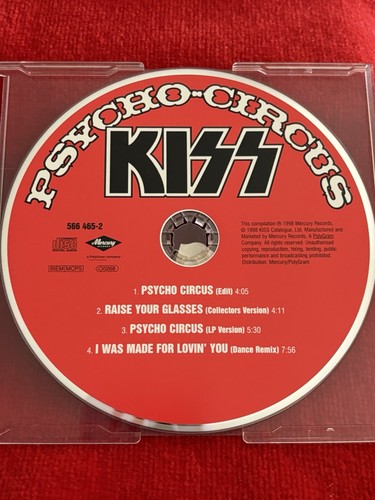 KISS Psycho Circus Promo 4 Track EP CD 1998 Import Sweden - Picture 3 of 7