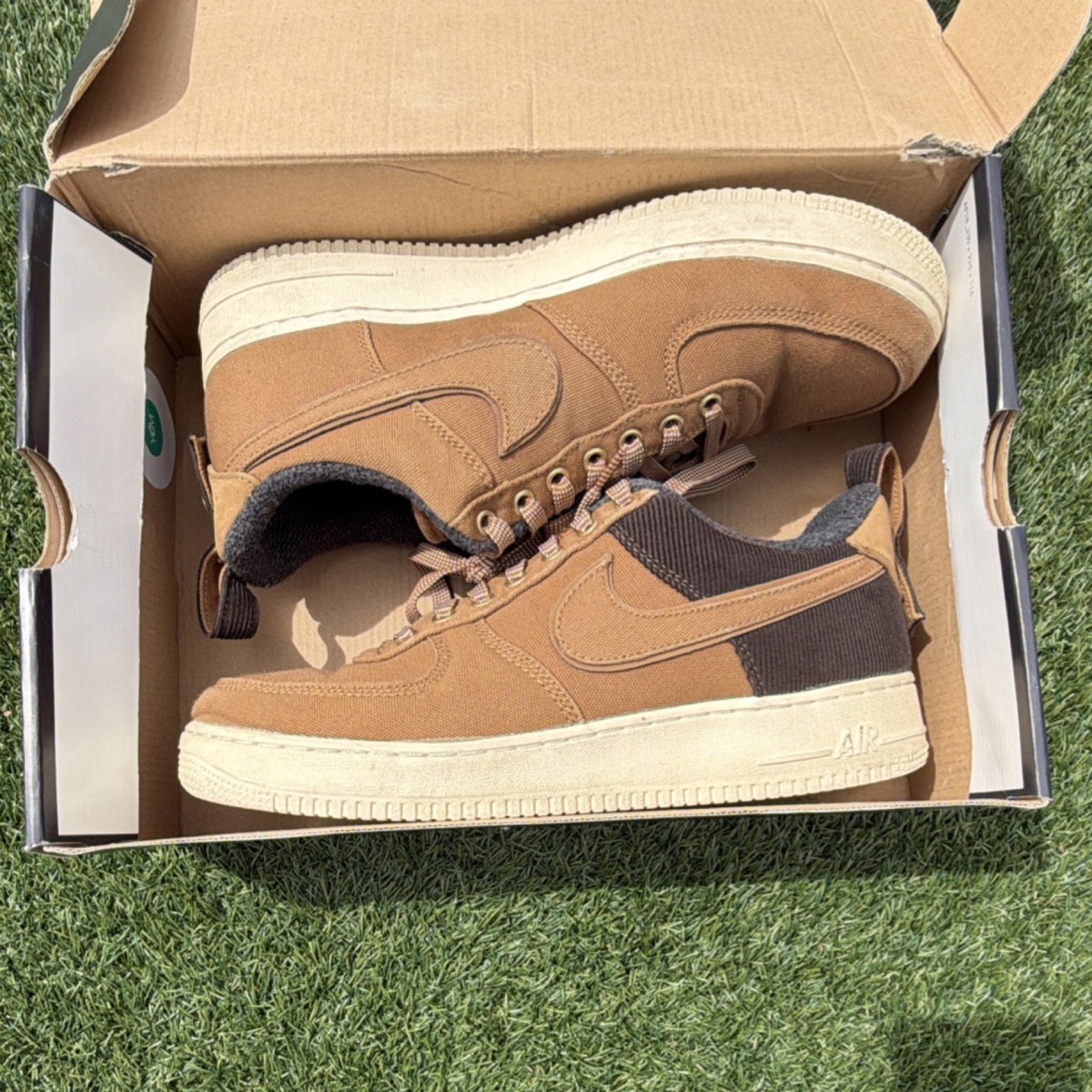 Nike Carhartt WIP Air Force 1 '07 Premium Ale Brown Sneaker AV4113