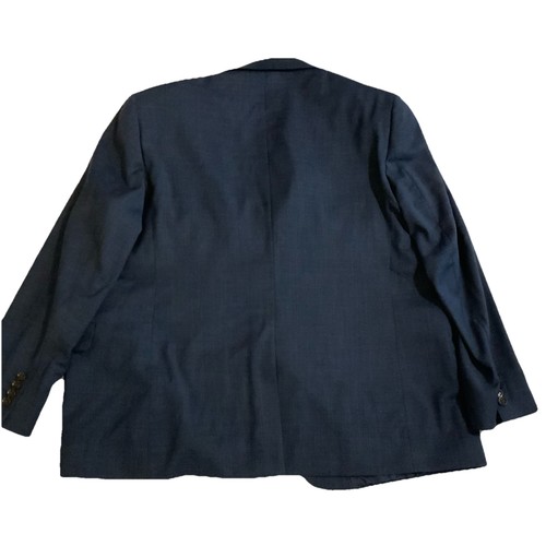 Stafford Sakko Herren Anzug Blazer Schwarz Wollmischung Classic Fit, 52R Blau - Bild 4 von 4