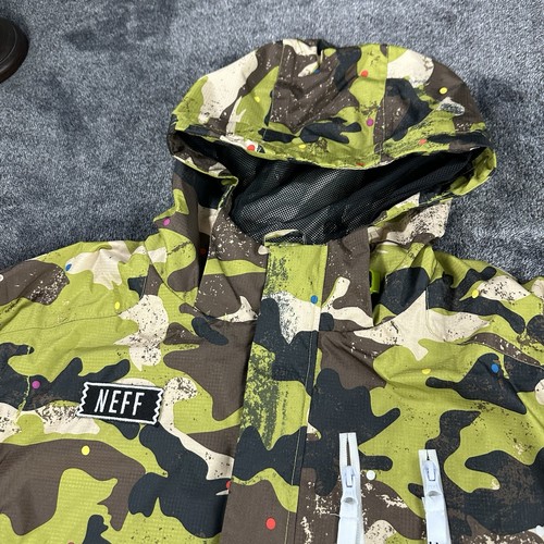 Neff Custom Threads Forces Camouflage Snowboardjacke mit Kapuze Skater - Bild 18 von 19