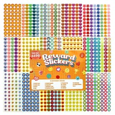 6600 PCS Small Stickers for Kids Classroom, Mini Teacher Reward Stickers Incl...